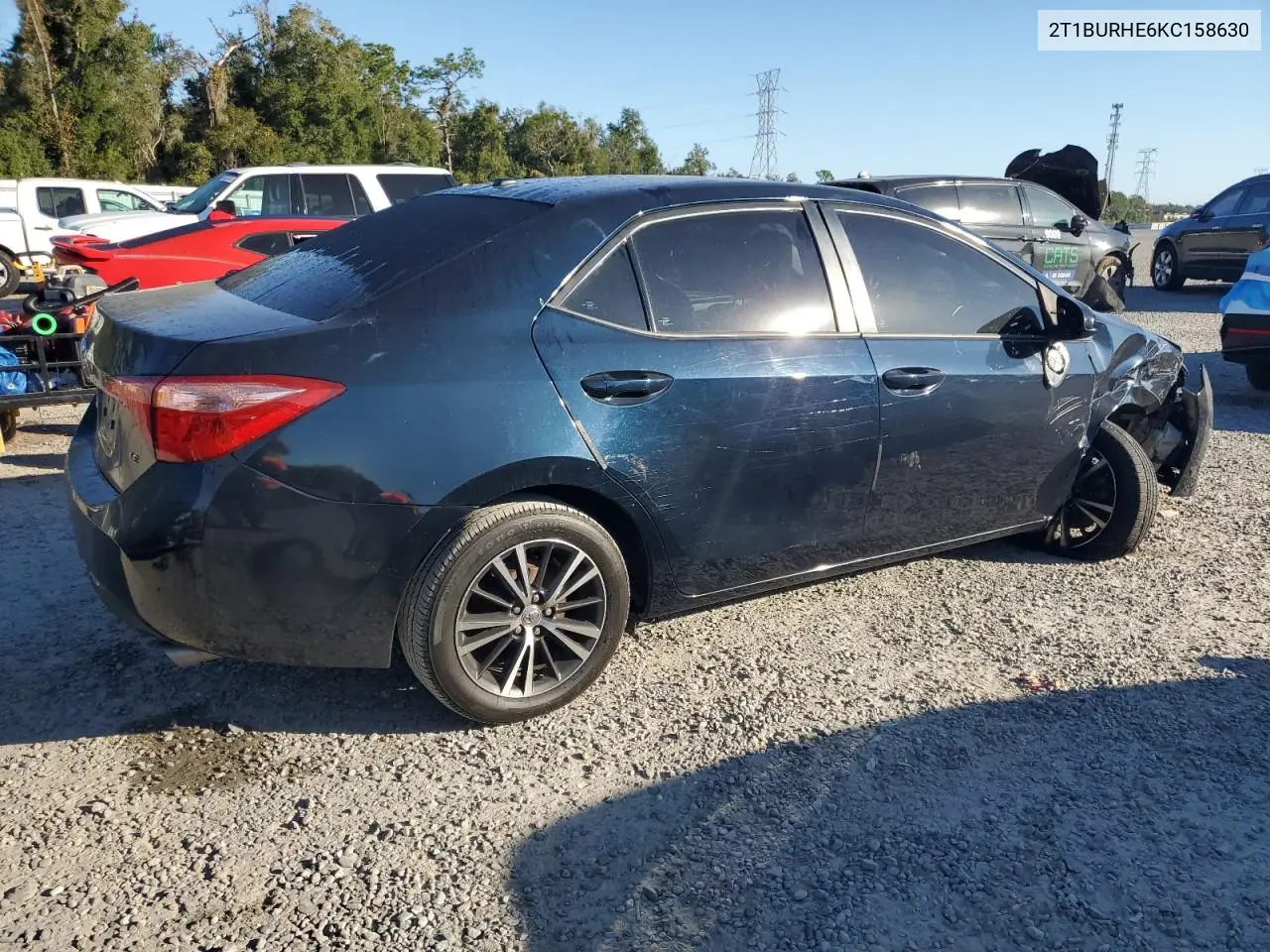 2T1BURHE6KC158630 2019 Toyota Corolla L
