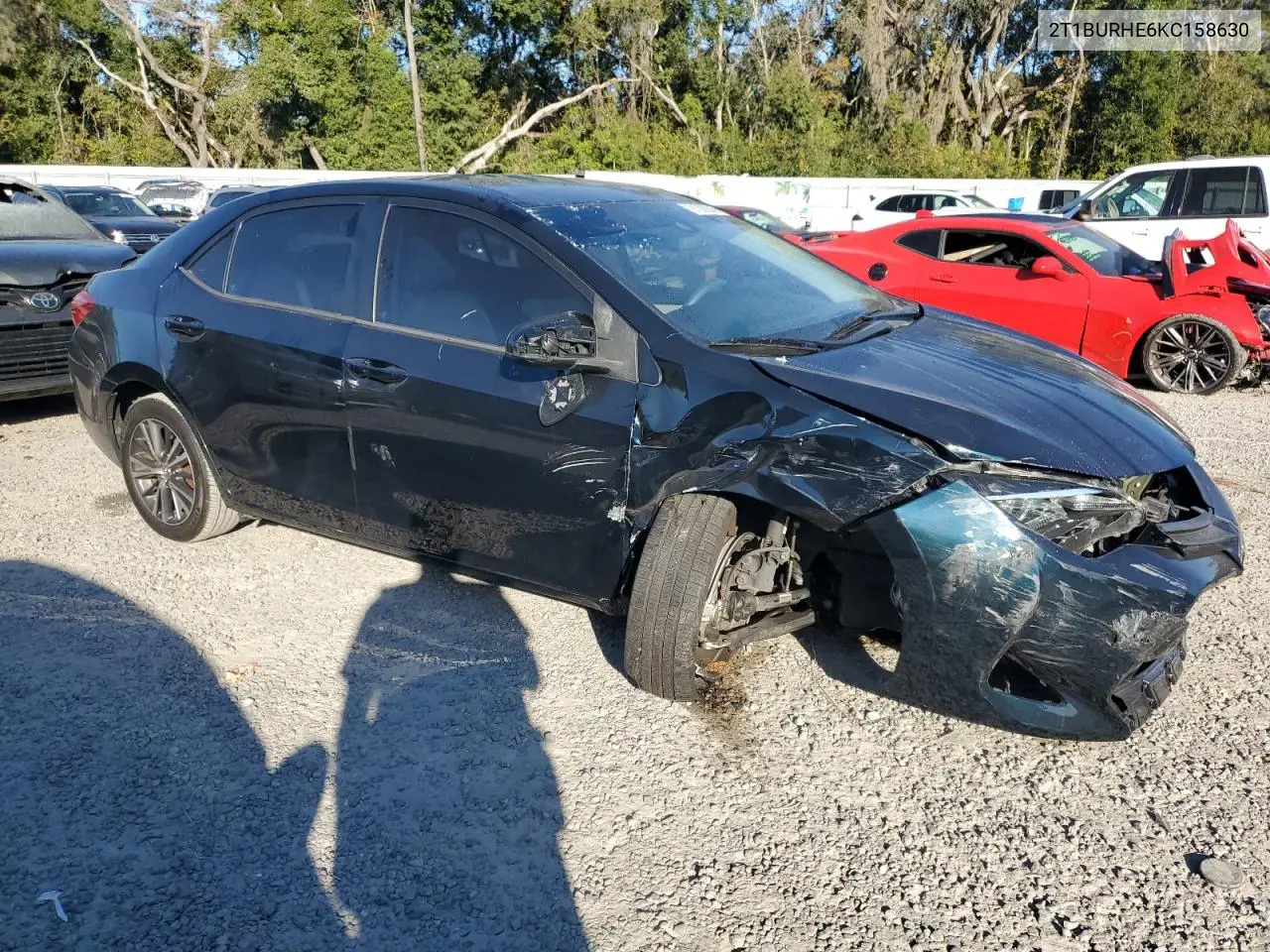 2T1BURHE6KC158630 2019 Toyota Corolla L