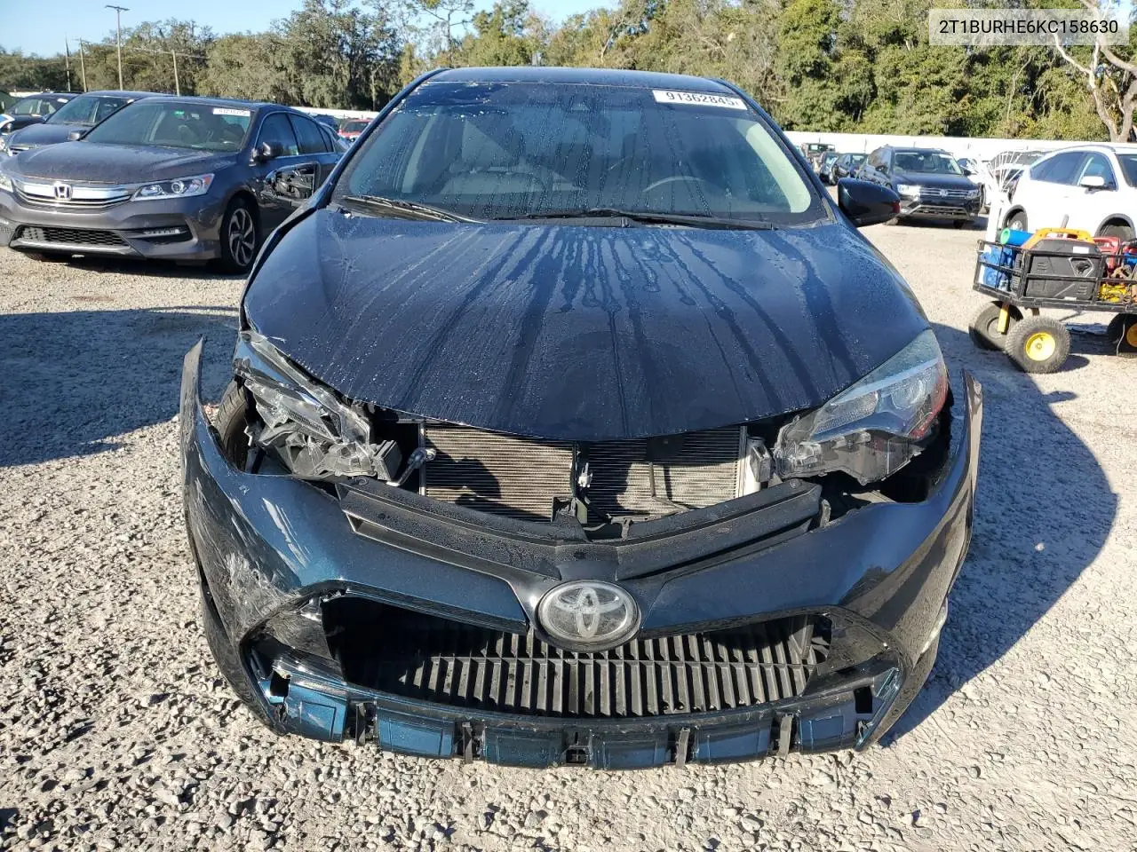 2T1BURHE6KC158630 2019 Toyota Corolla L