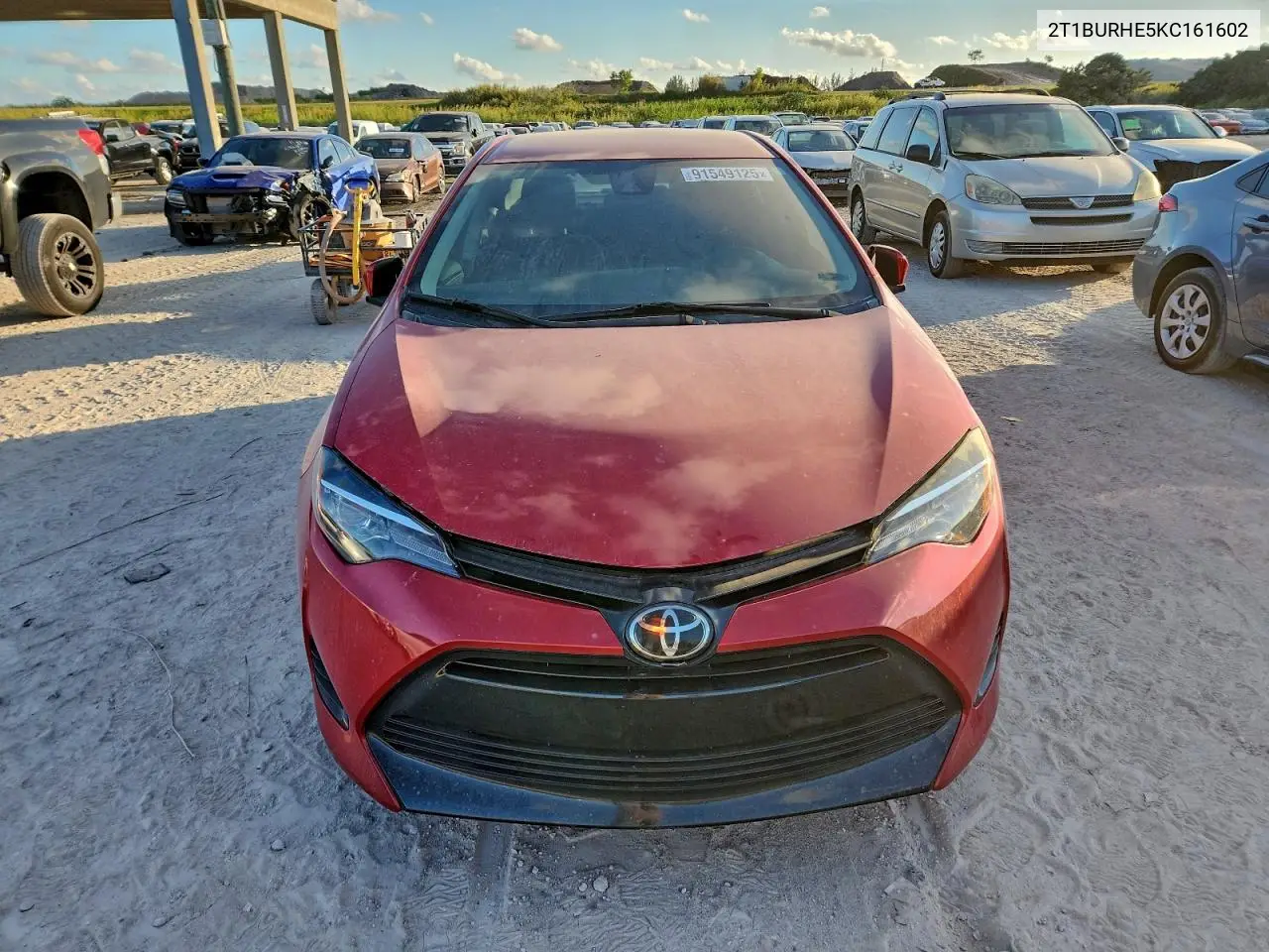 2T1BURHE5KC161602 2019 Toyota Corolla L