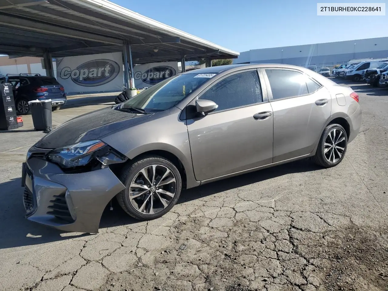 2T1BURHE0KC228641 2019 Toyota Corolla L