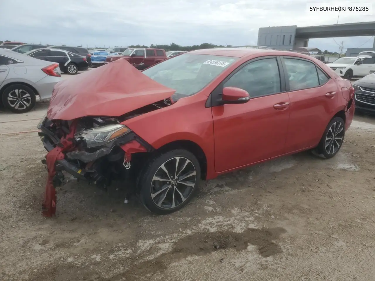 5YFBURHE0KP876285 2019 Toyota Corolla L