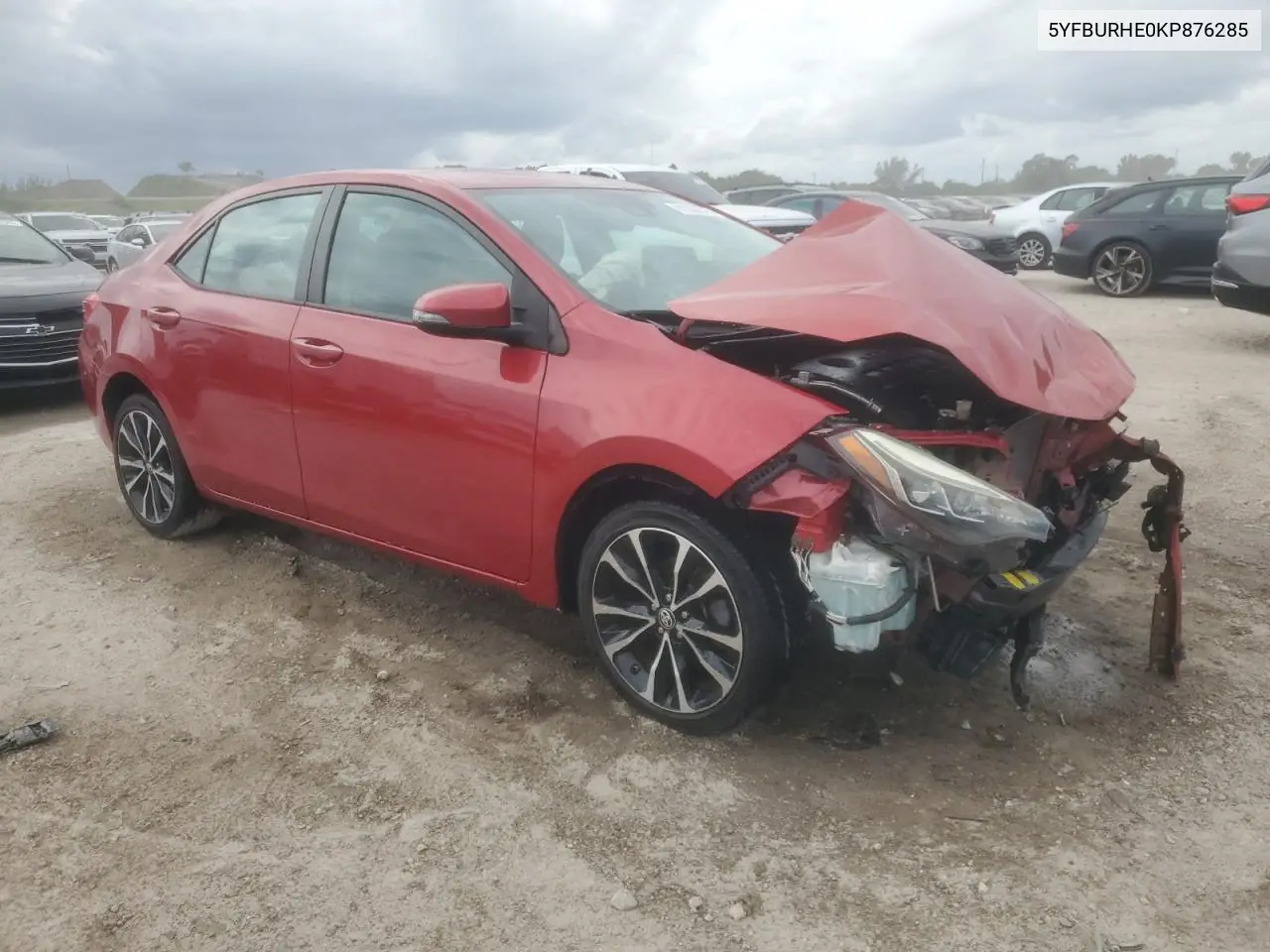 5YFBURHE0KP876285 2019 Toyota Corolla L