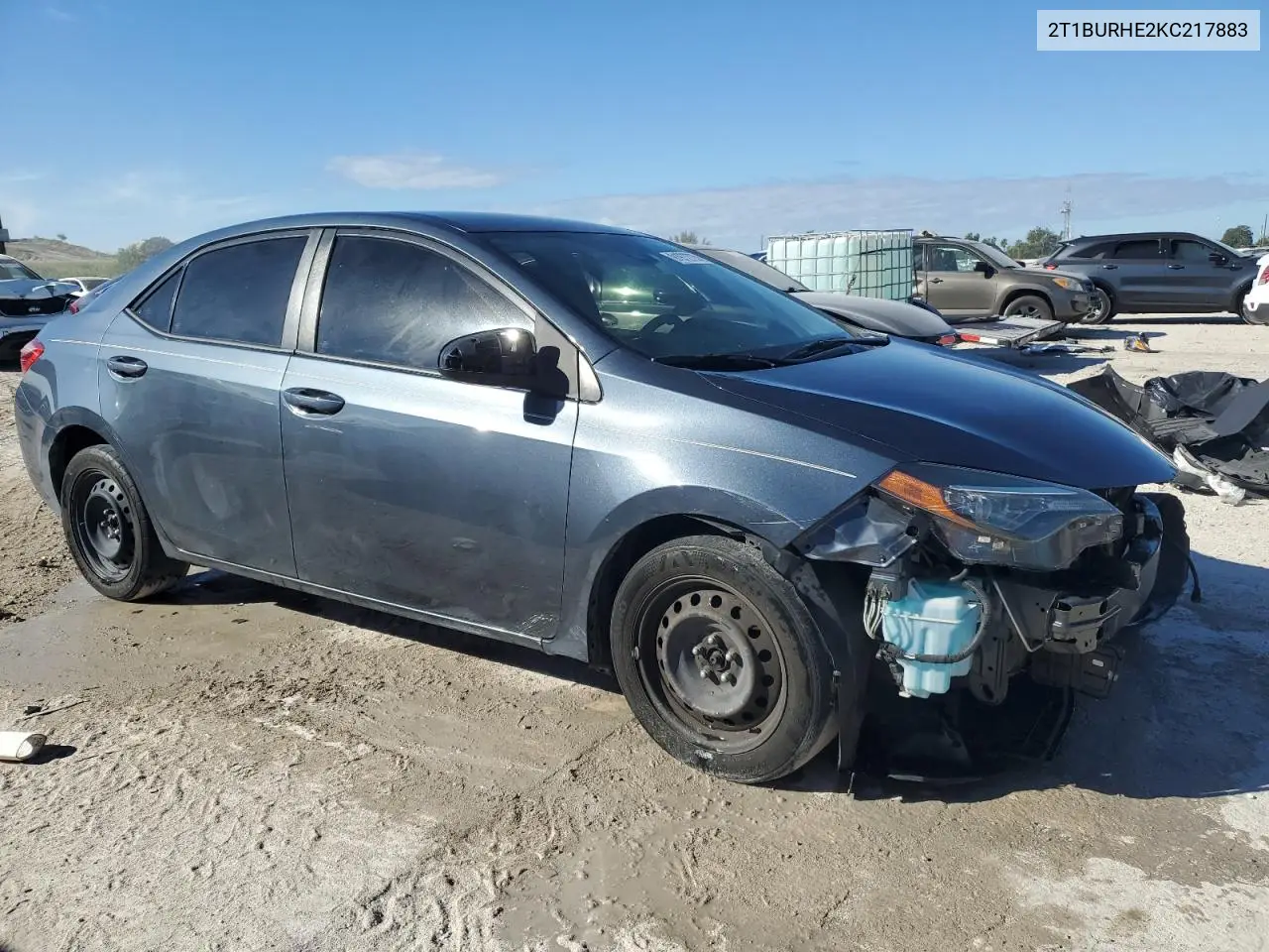 2T1BURHE2KC217883 2019 Toyota Corolla L