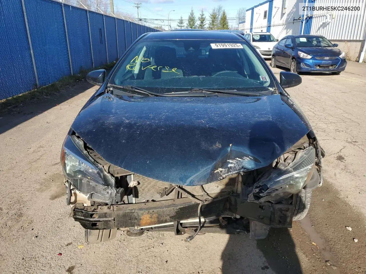 2T1BURHE5KC246200 2019 Toyota Corolla L