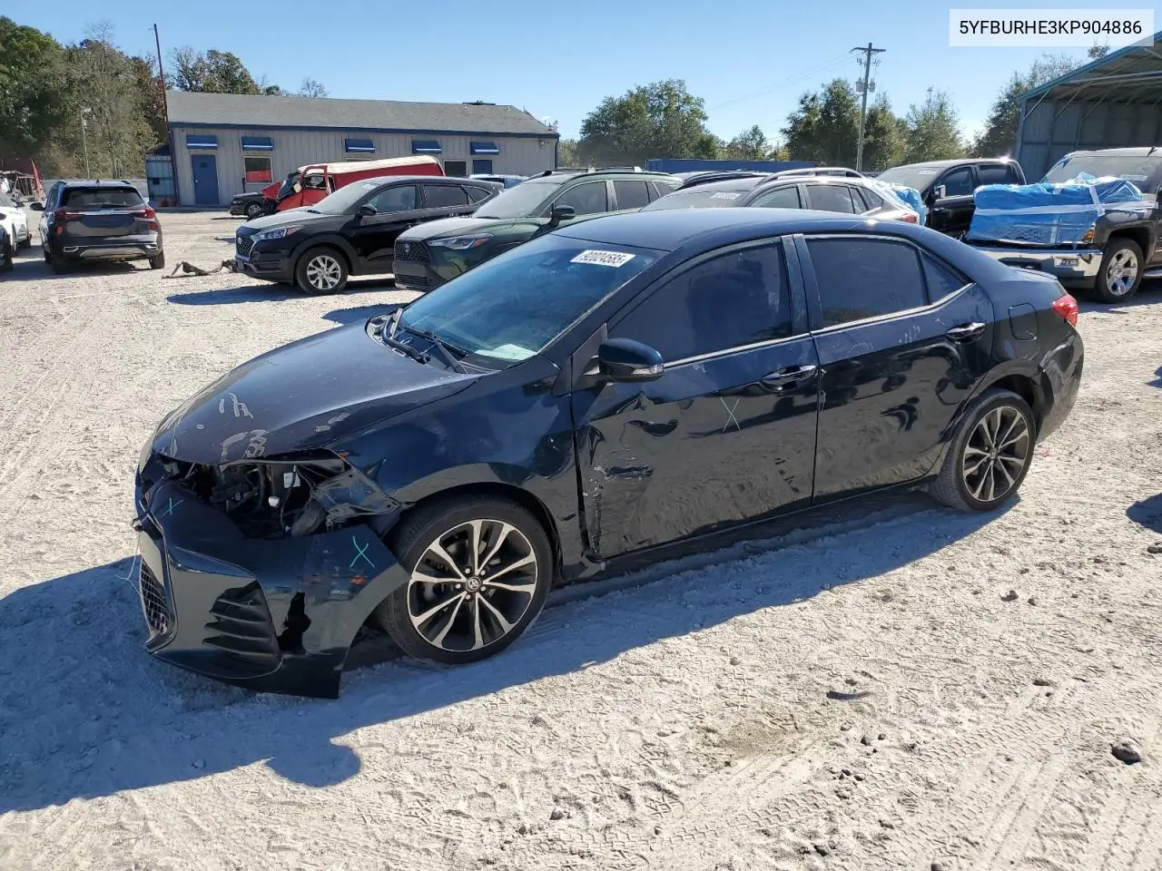 5YFBURHE3KP904886 2019 Toyota Corolla L