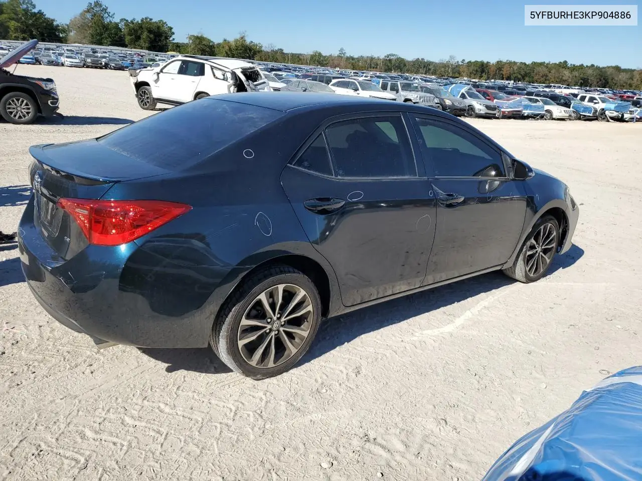 5YFBURHE3KP904886 2019 Toyota Corolla L