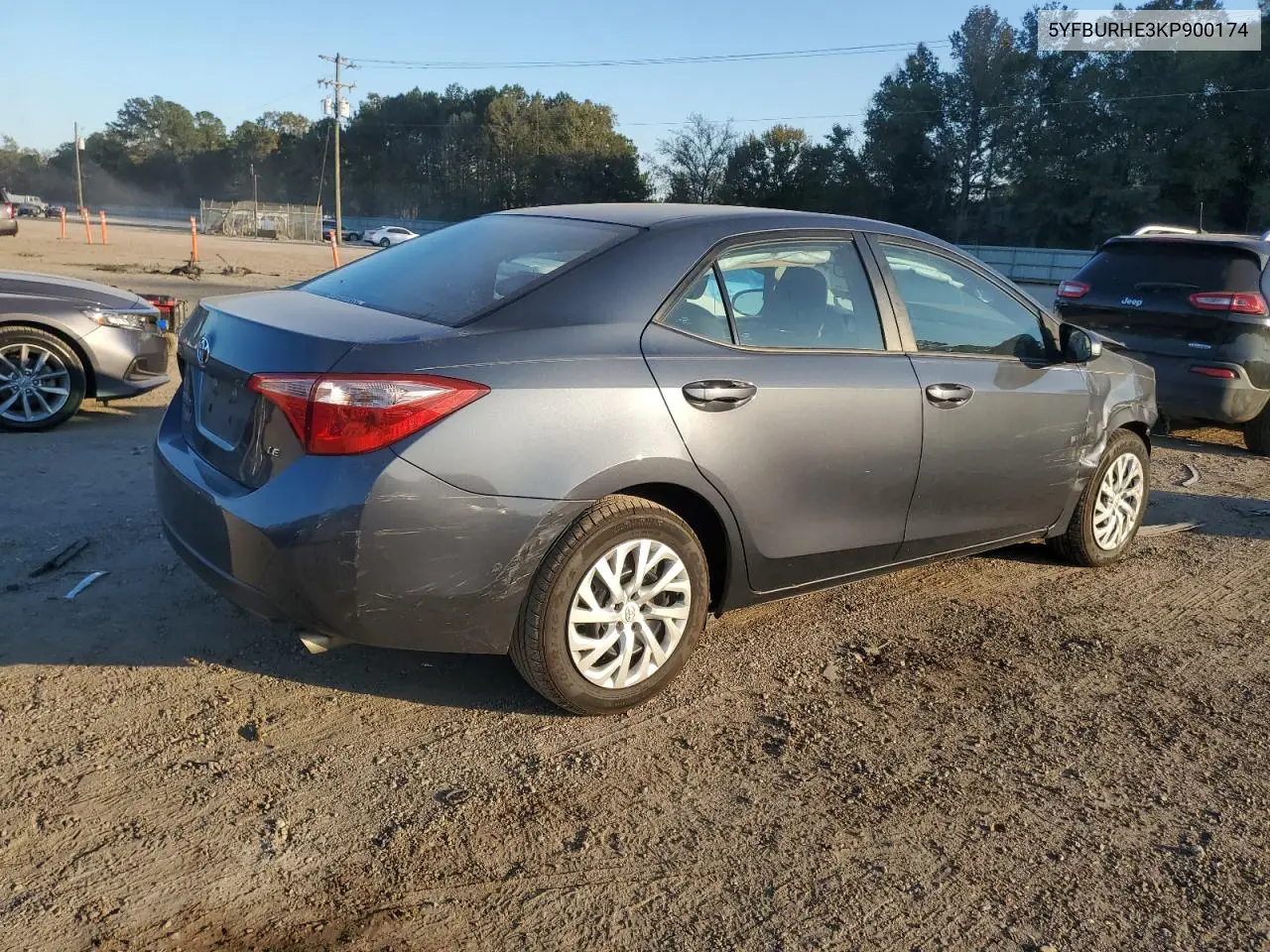 5YFBURHE3KP900174 2019 Toyota Corolla L