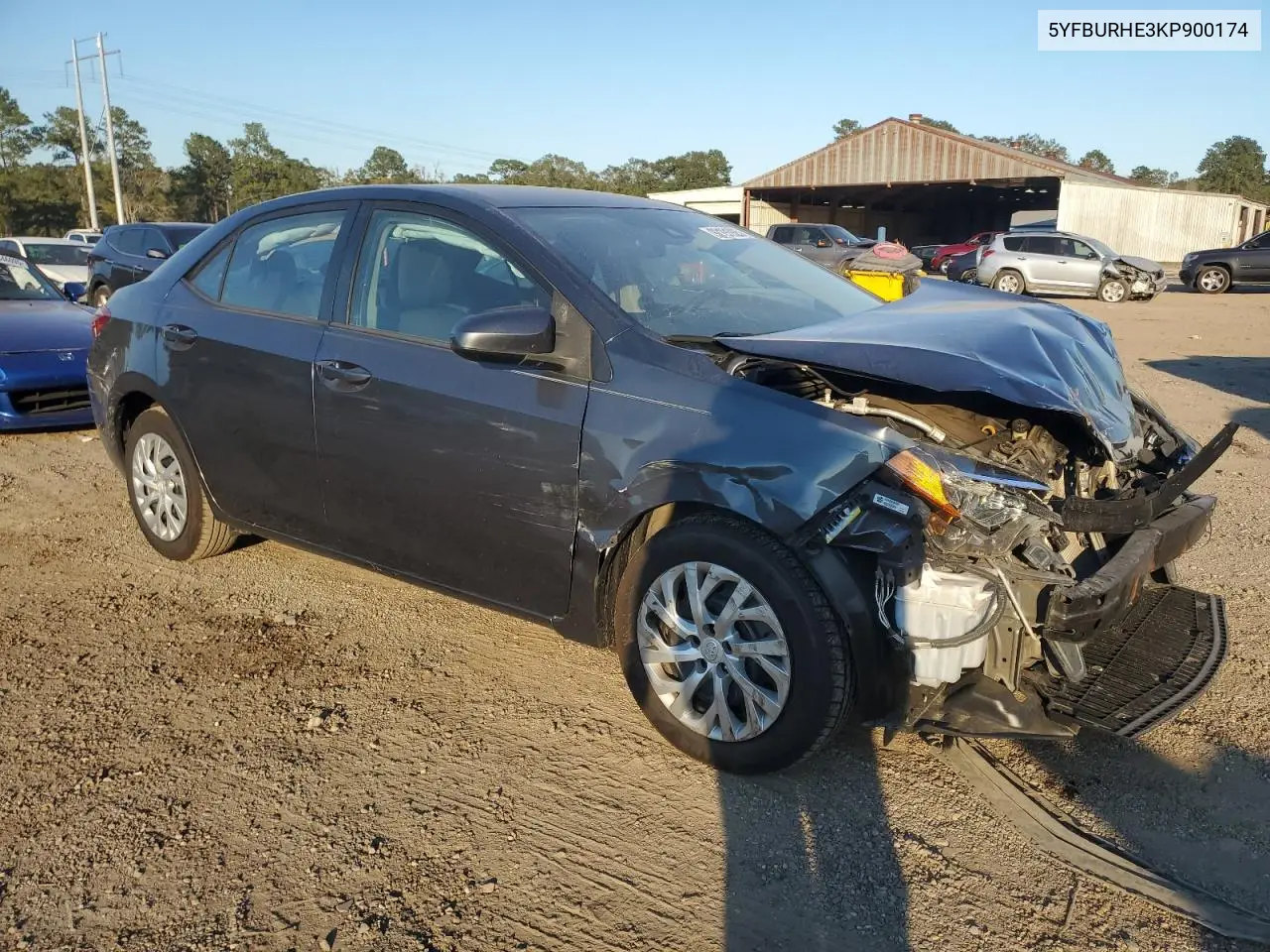 5YFBURHE3KP900174 2019 Toyota Corolla L