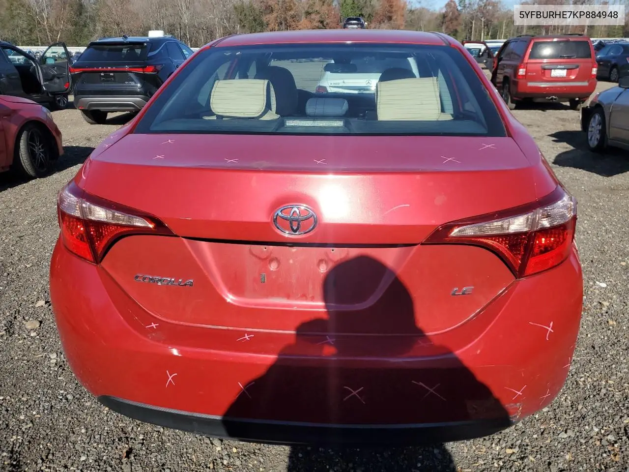 5YFBURHE7KP884948 2019 Toyota Corolla L