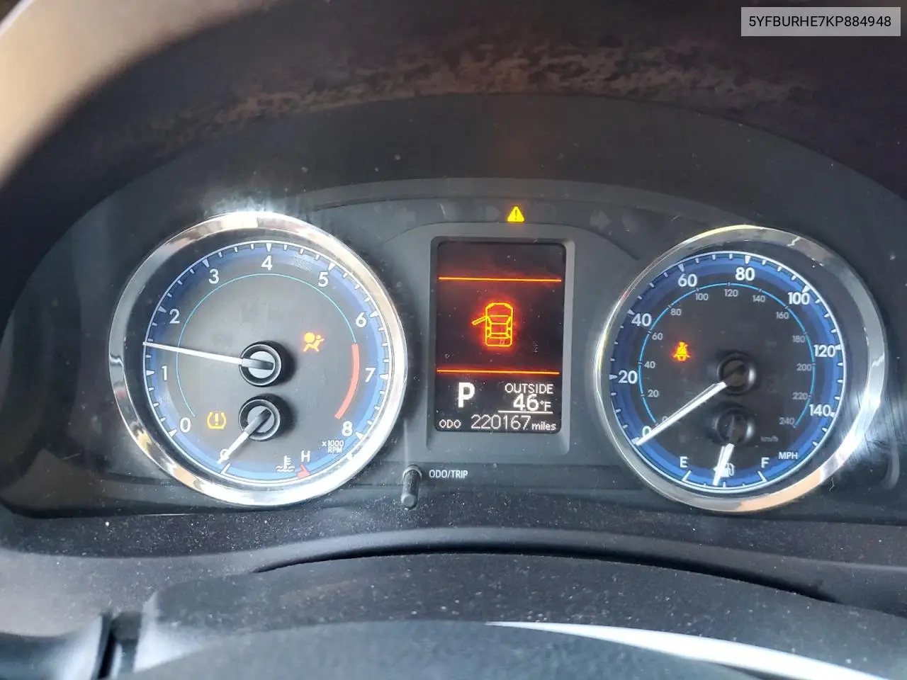5YFBURHE7KP884948 2019 Toyota Corolla L