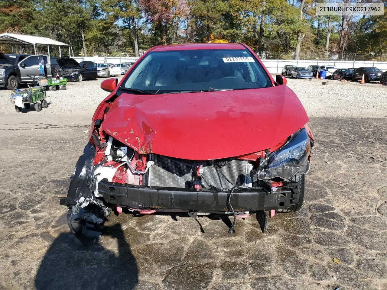 2T1BURHE9KC217962 2019 Toyota Corolla L