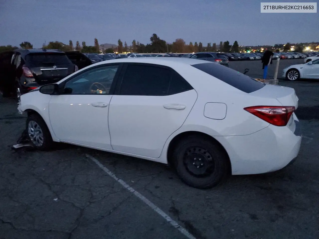 2T1BURHE2KC216653 2019 Toyota Corolla L