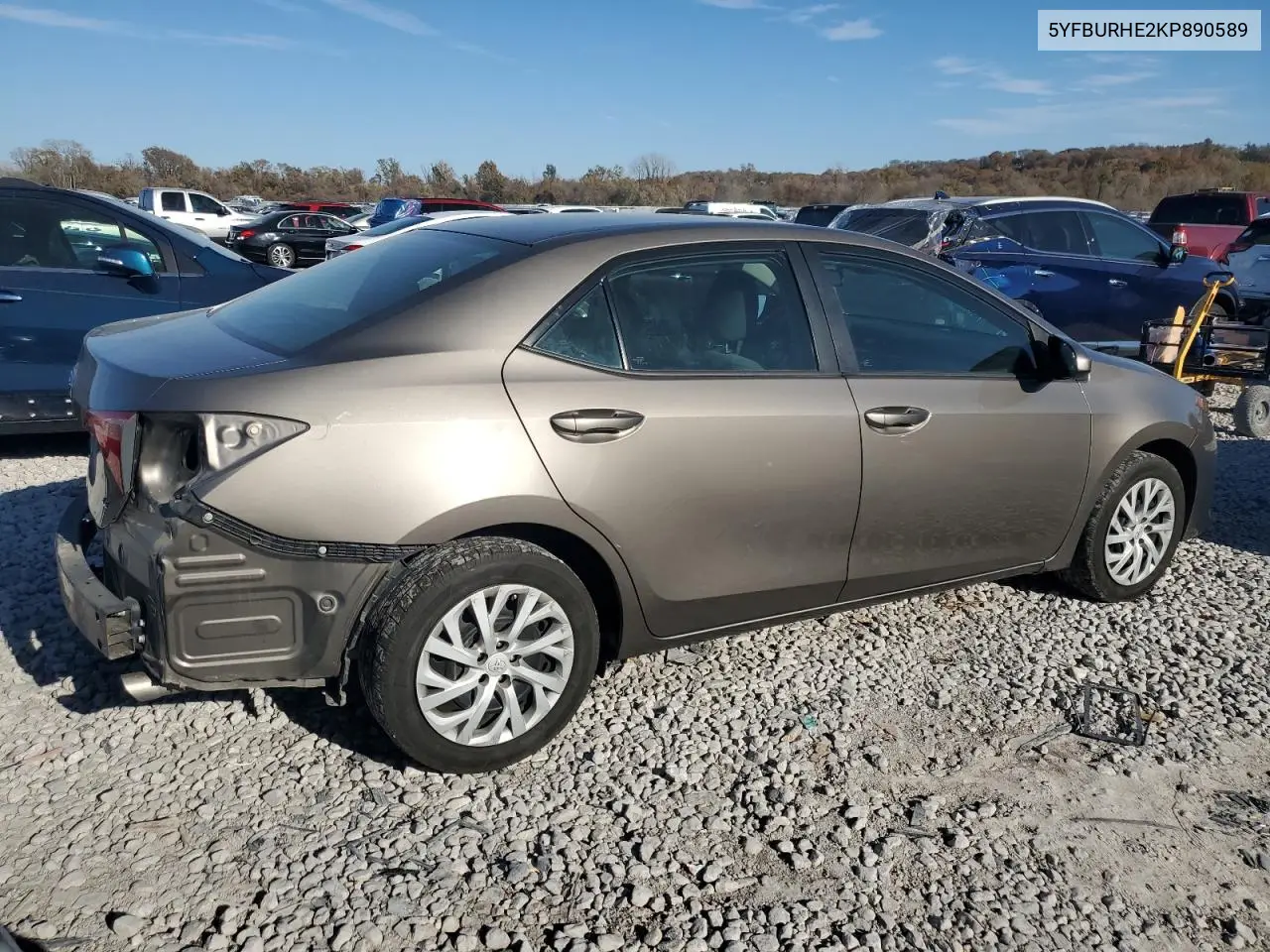 5YFBURHE2KP890589 2019 Toyota Corolla L