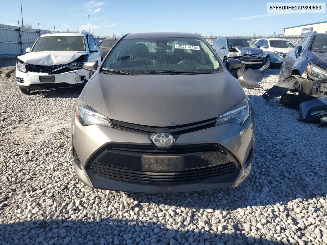 5YFBURHE2KP890589 2019 Toyota Corolla L