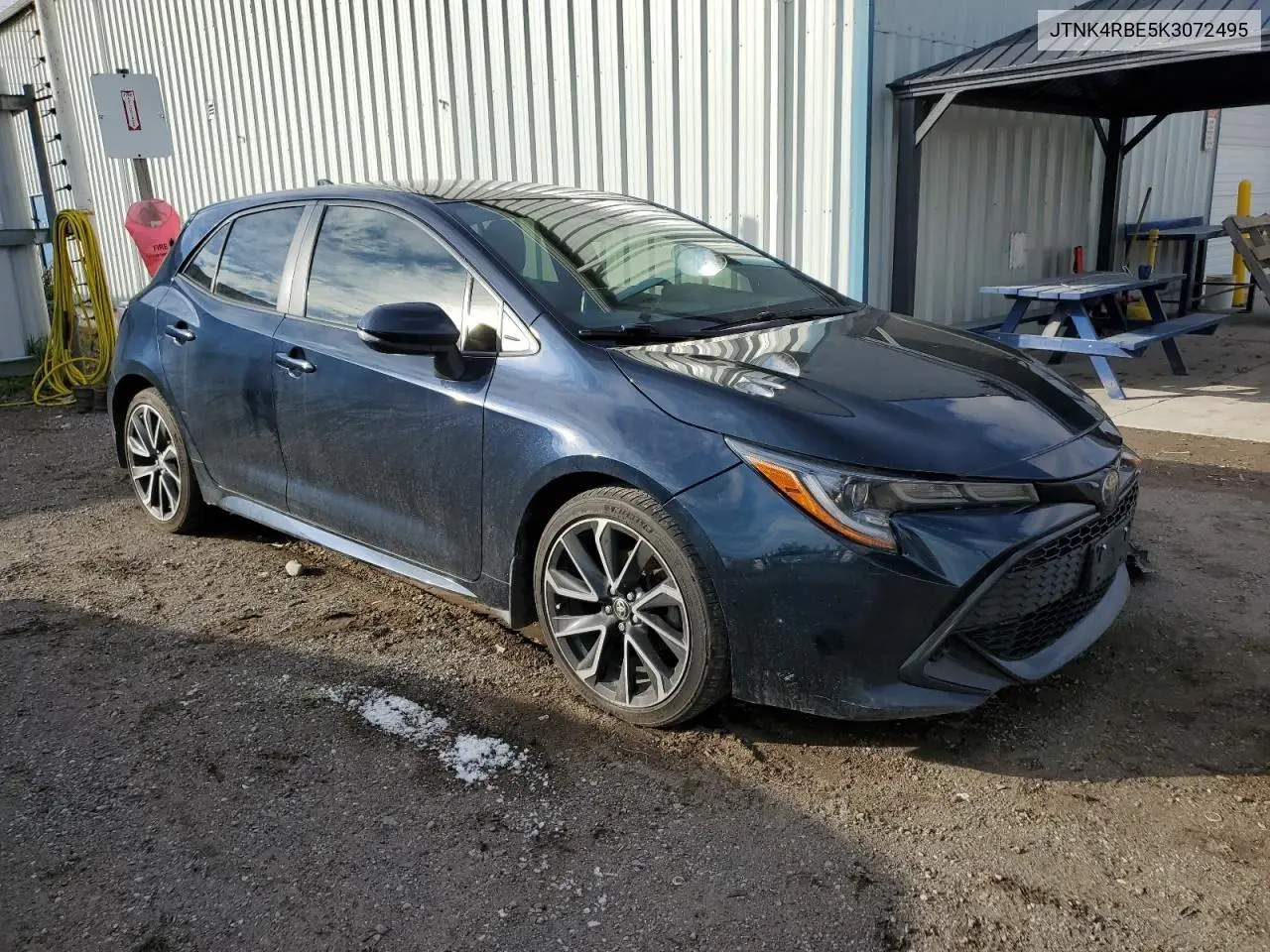JTNK4RBE5K3072495 2019 Toyota Corolla Se
