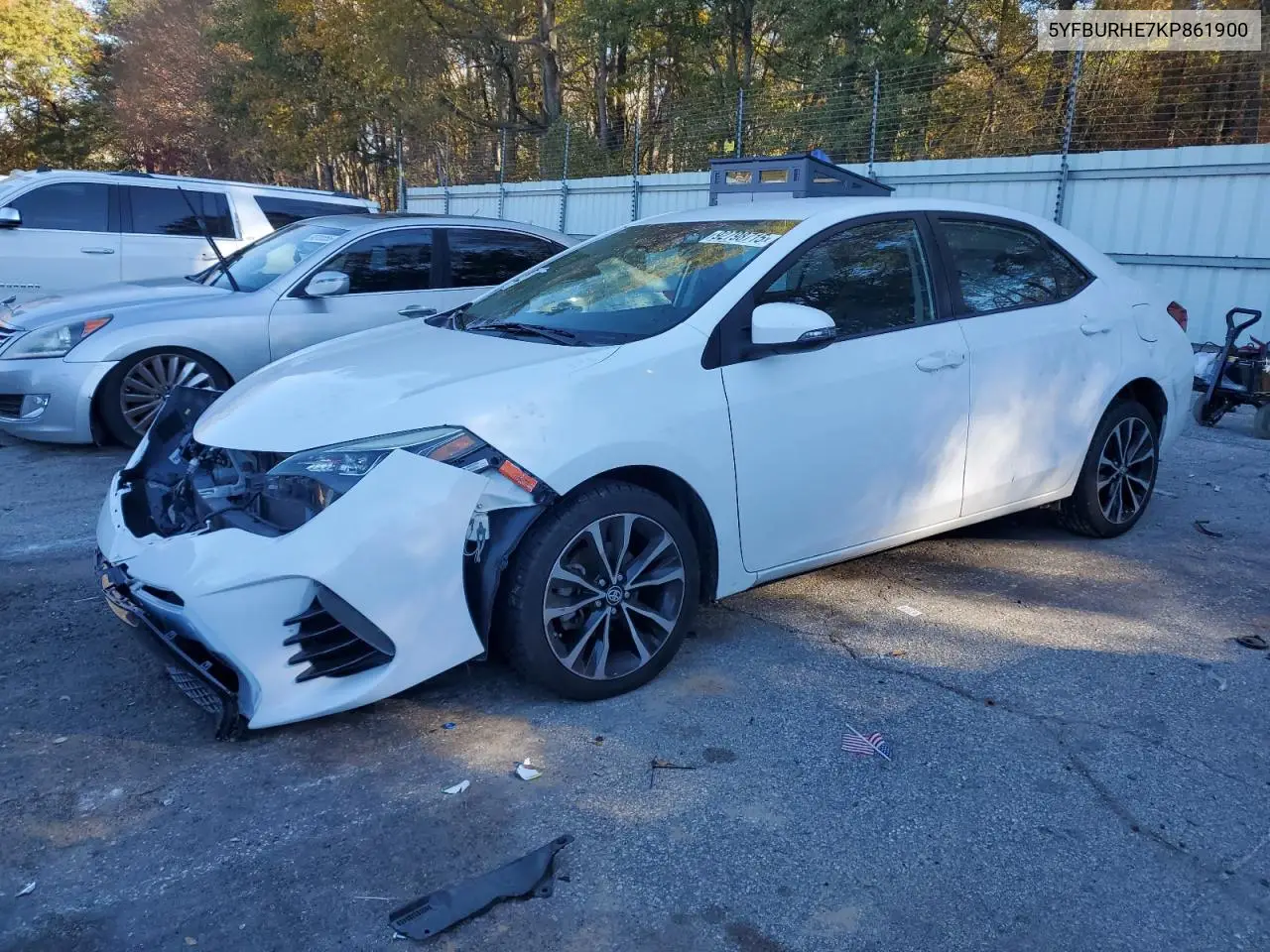 5YFBURHE7KP861900 2019 Toyota Corolla L