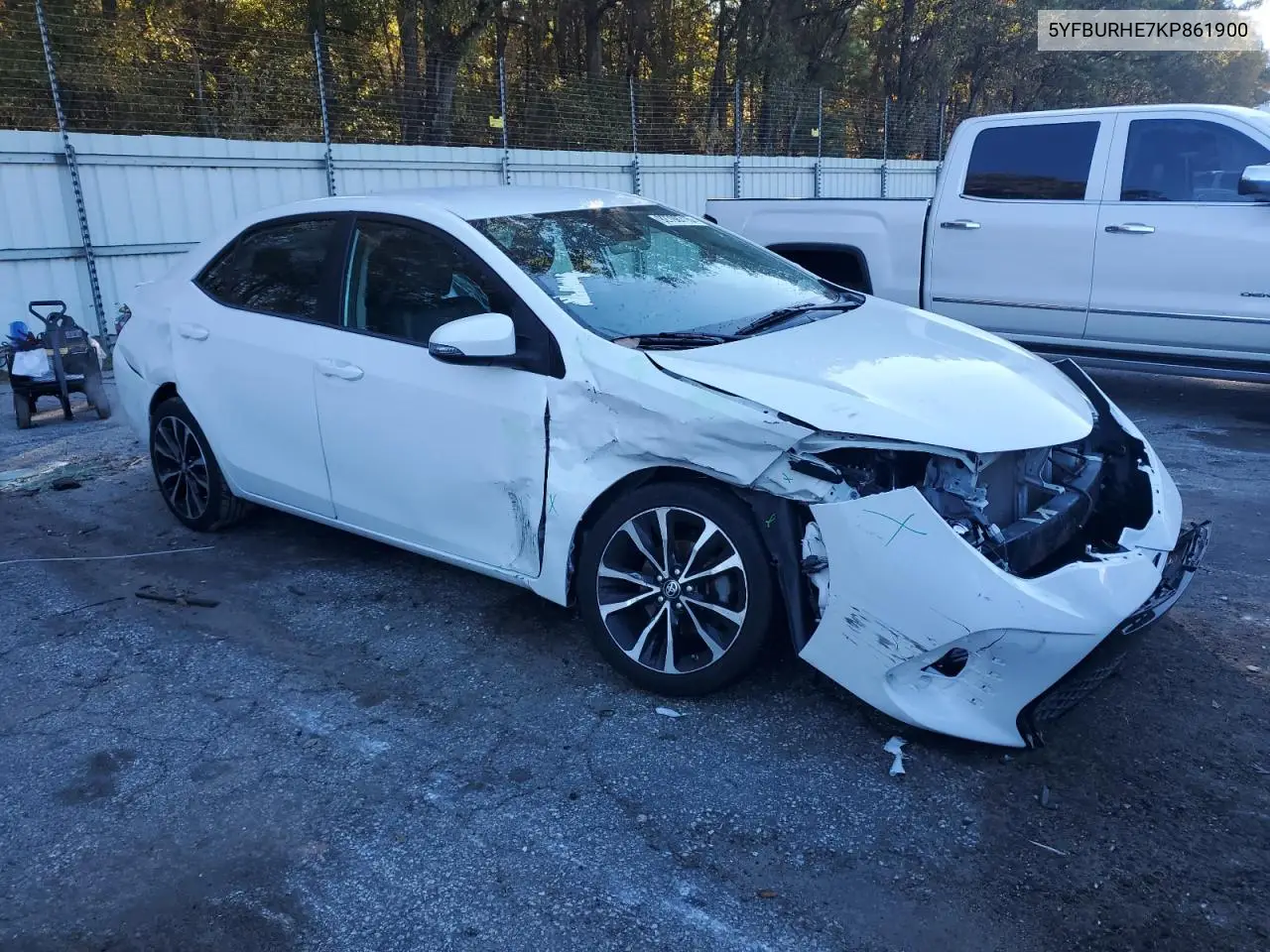 5YFBURHE7KP861900 2019 Toyota Corolla L