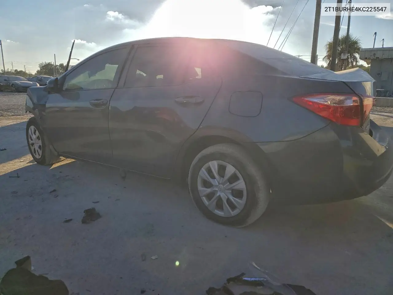 2T1BURHE4KC225547 2019 Toyota Corolla L