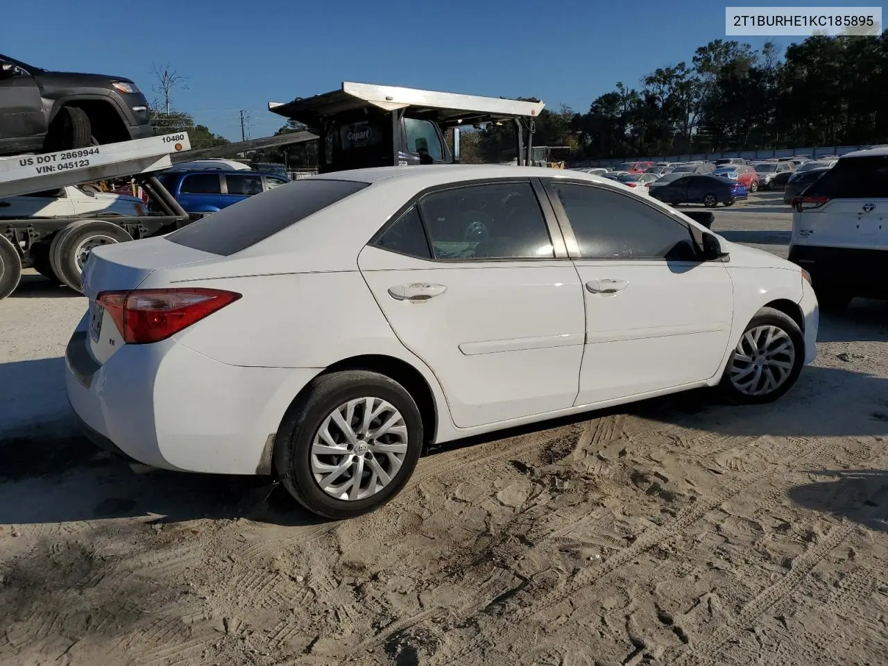 2T1BURHE1KC185895 2019 Toyota Corolla L