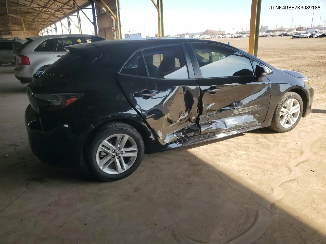 JTNK4RBE7K3039188 2019 Toyota Corolla Se