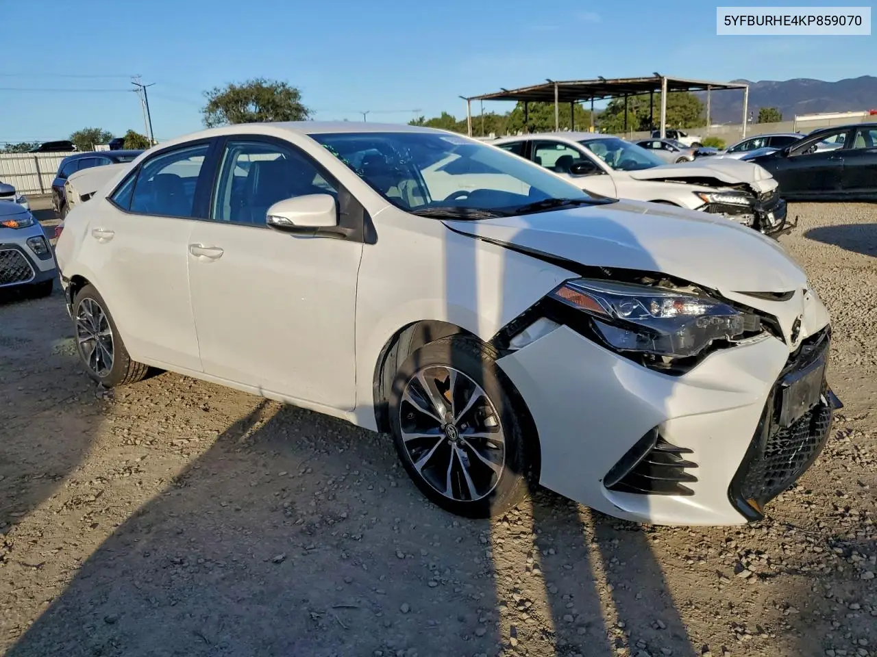 5YFBURHE4KP859070 2019 Toyota Corolla L