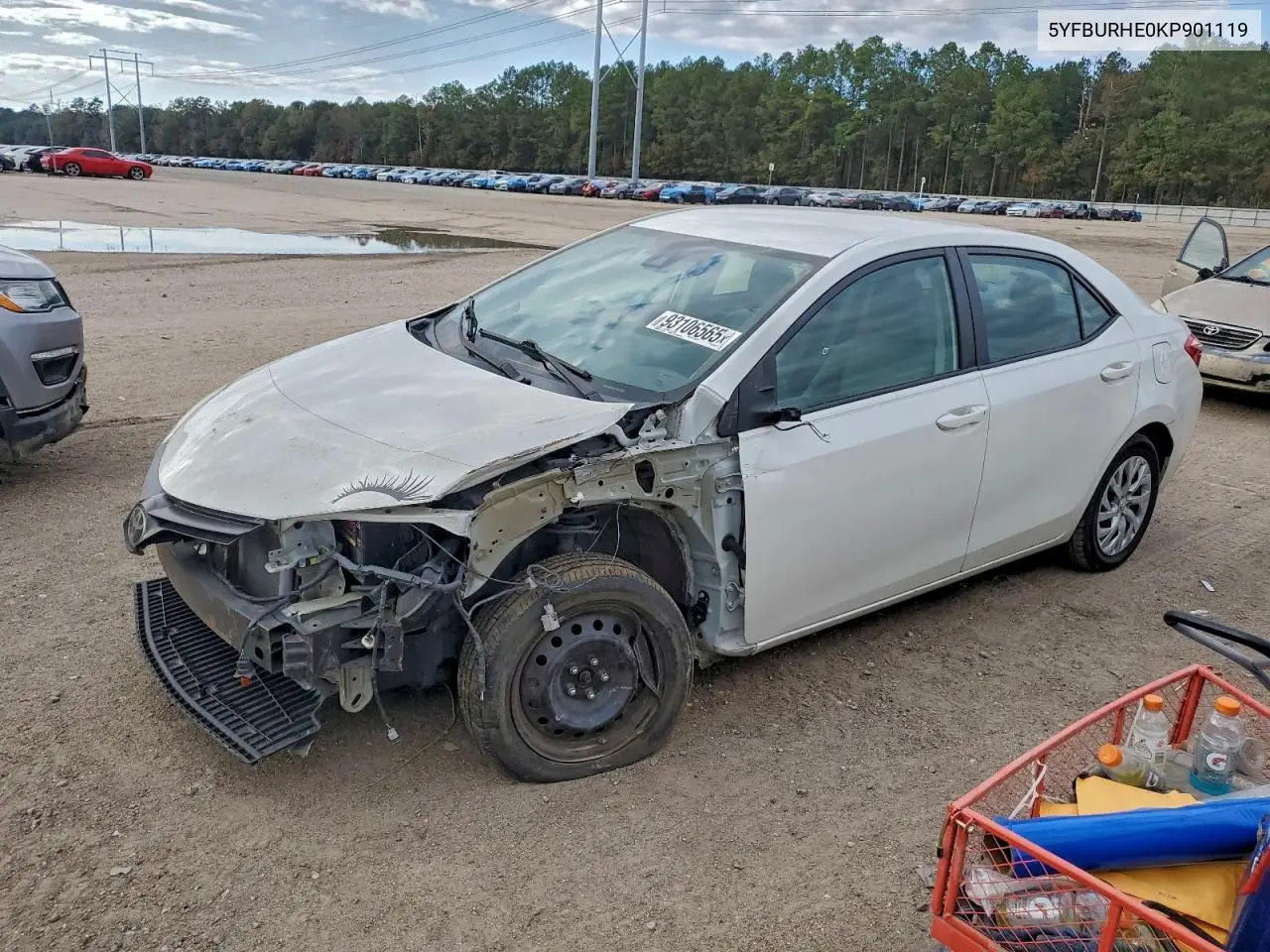 5YFBURHE0KP901119 2019 Toyota Corolla L