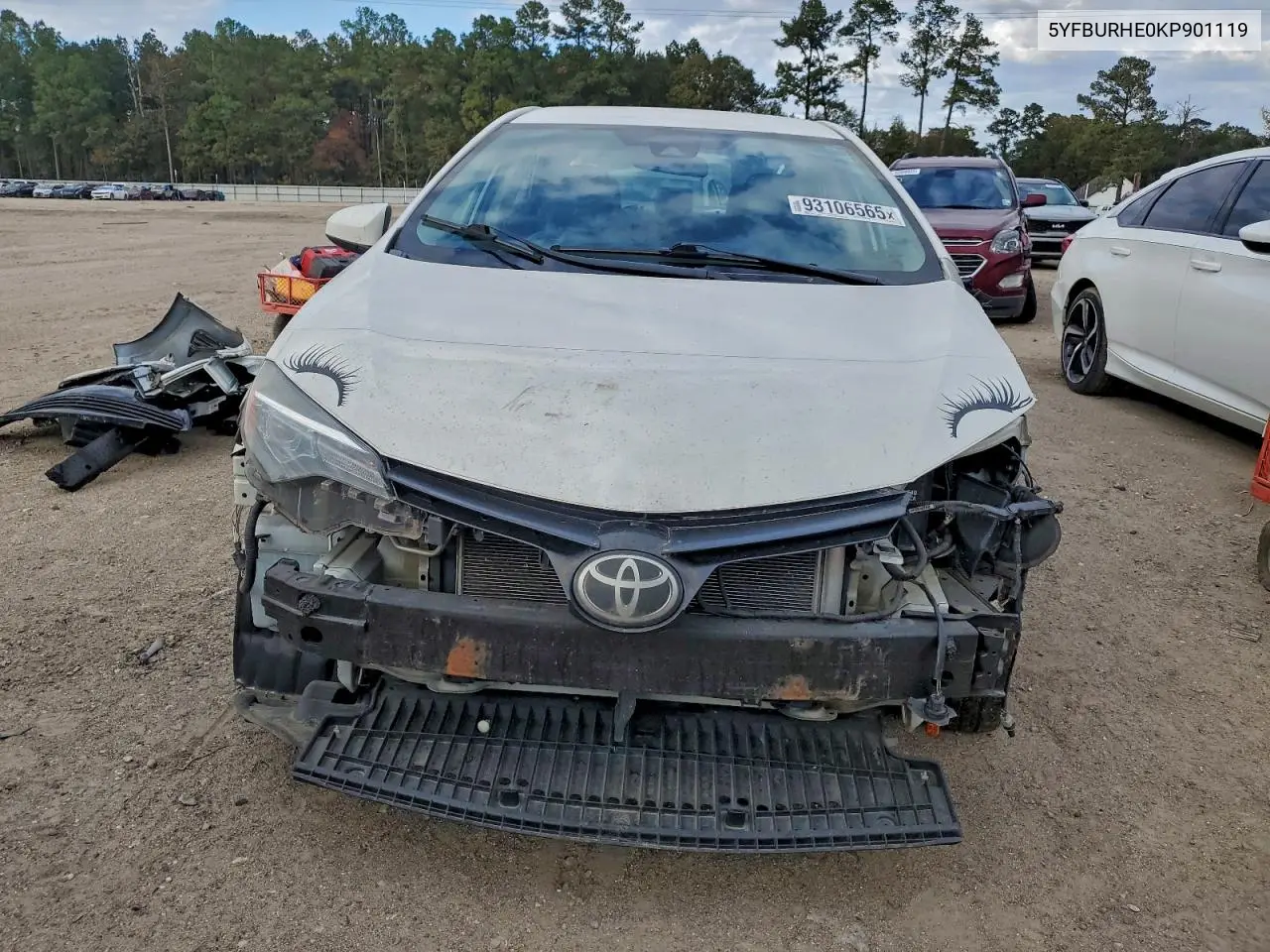 5YFBURHE0KP901119 2019 Toyota Corolla L