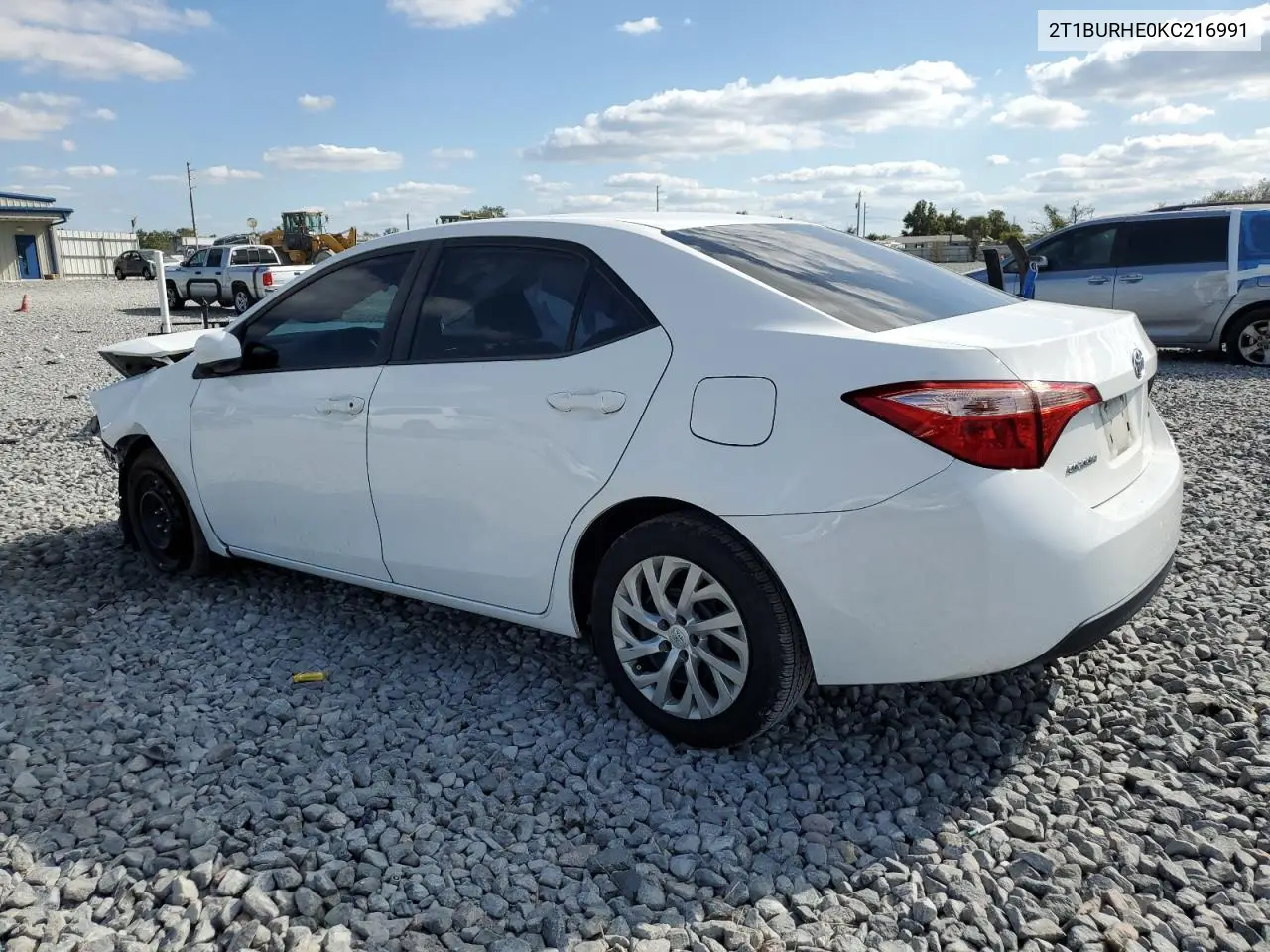 2T1BURHE0KC216991 2019 Toyota Corolla L