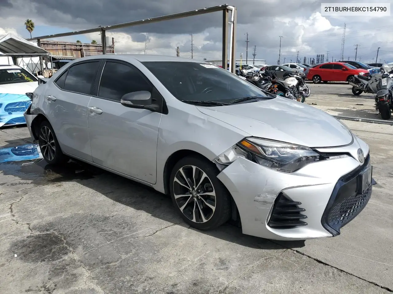 2T1BURHE8KC154790 2019 Toyota Corolla L
