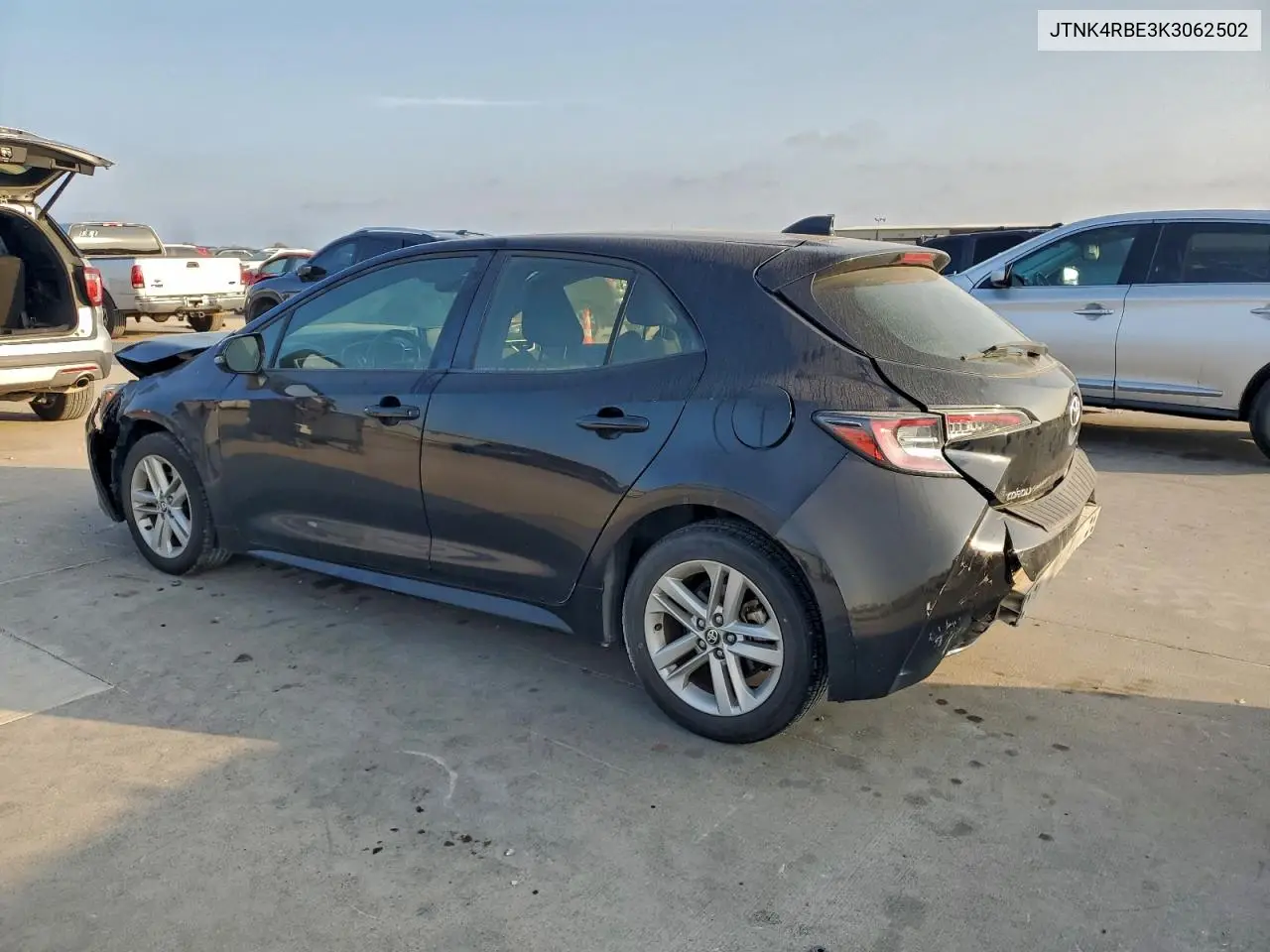JTNK4RBE3K3062502 2019 Toyota Corolla Se