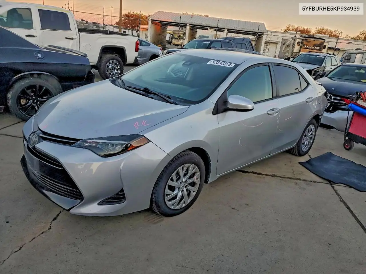 5YFBURHE5KP934939 2019 Toyota Corolla L