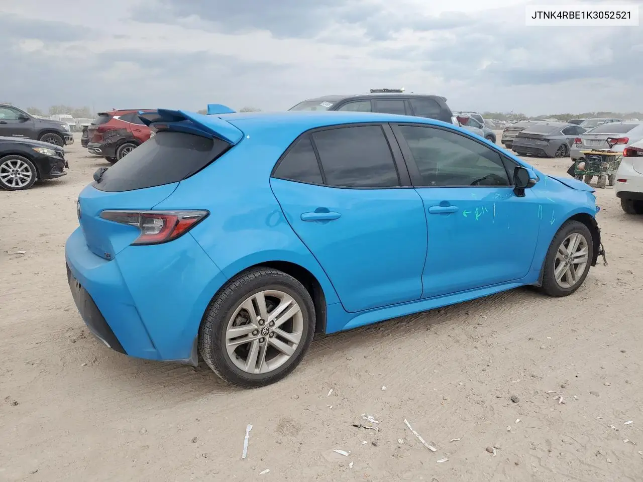 JTNK4RBE1K3052521 2019 Toyota Corolla Se
