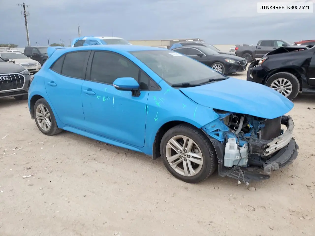 JTNK4RBE1K3052521 2019 Toyota Corolla Se