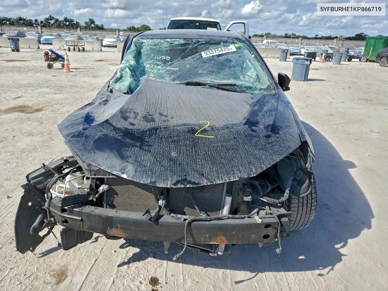 5YFBURHE1KP866719 2019 Toyota Corolla L