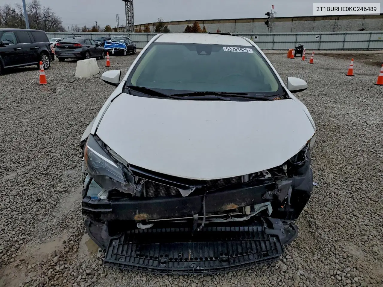 2T1BURHE0KC246489 2019 Toyota Corolla L
