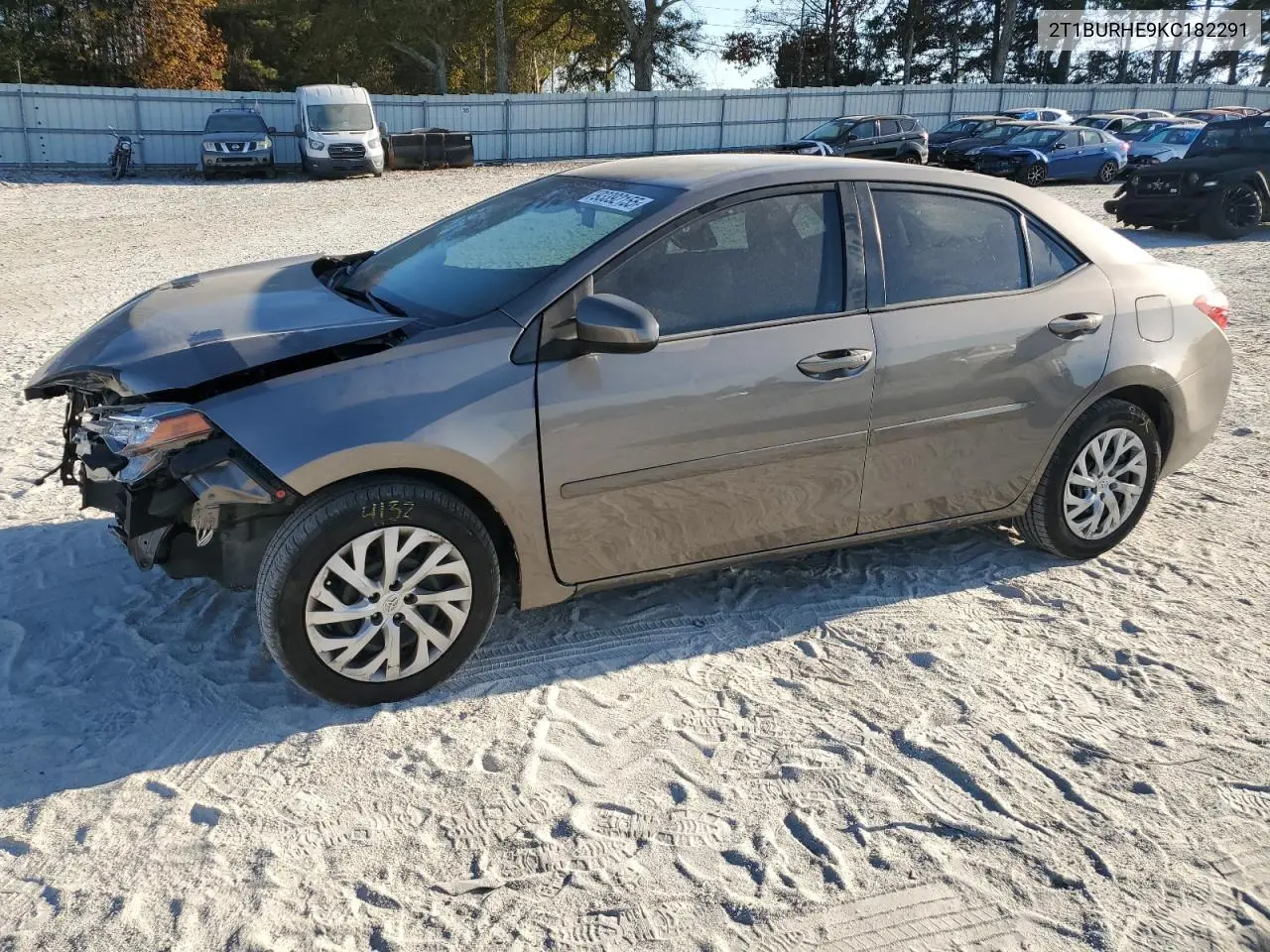 2T1BURHE9KC182291 2019 Toyota Corolla L