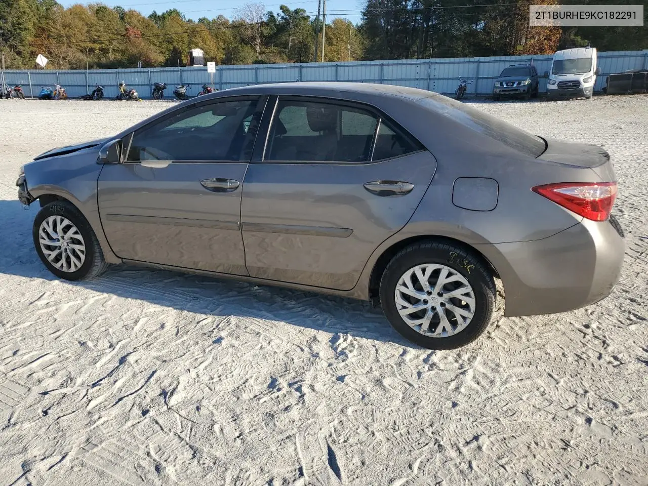 2T1BURHE9KC182291 2019 Toyota Corolla L