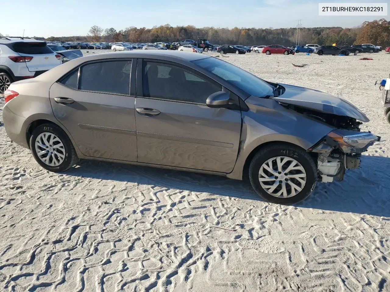 2T1BURHE9KC182291 2019 Toyota Corolla L