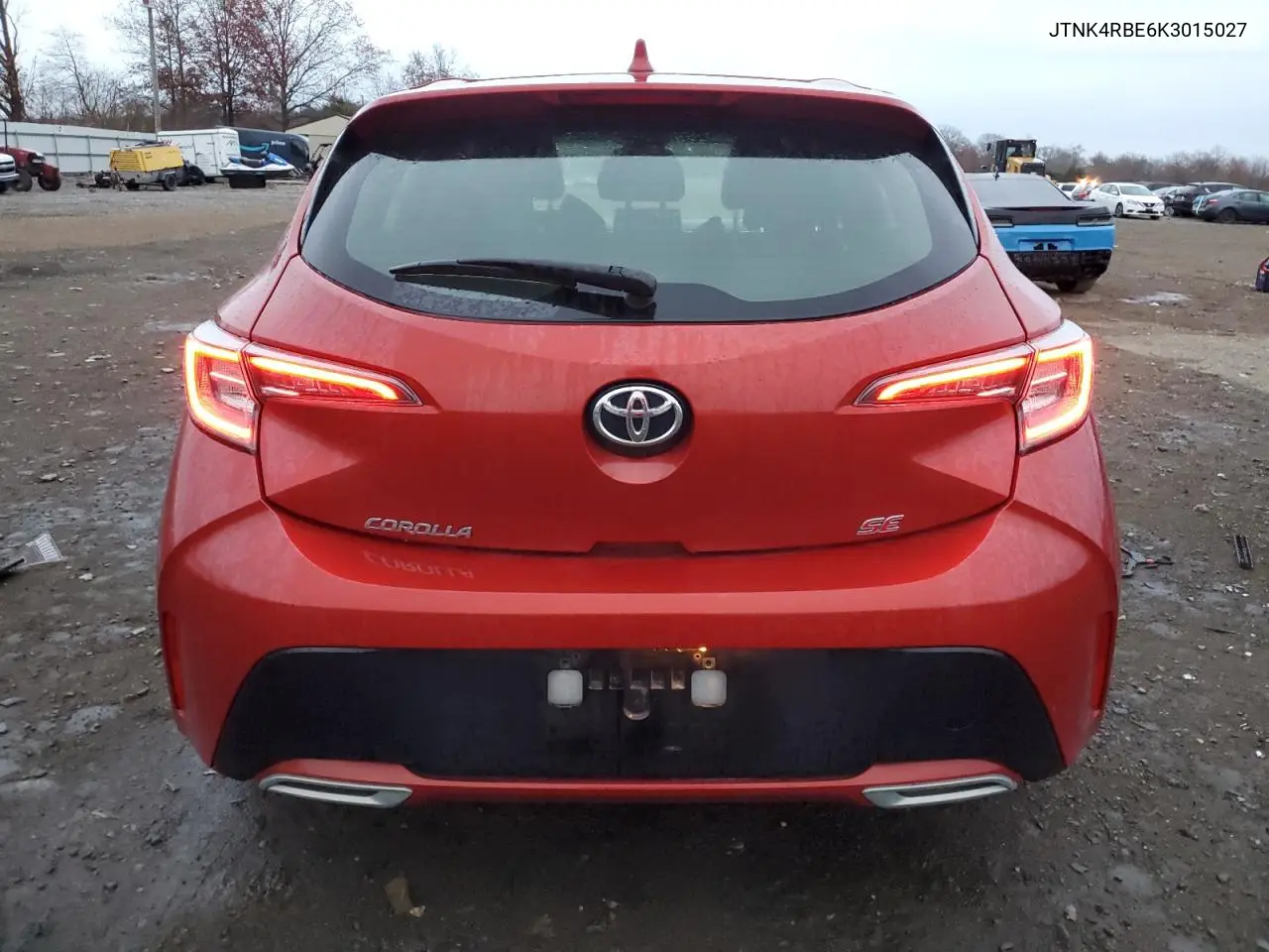JTNK4RBE6K3015027 2019 Toyota Corolla Se