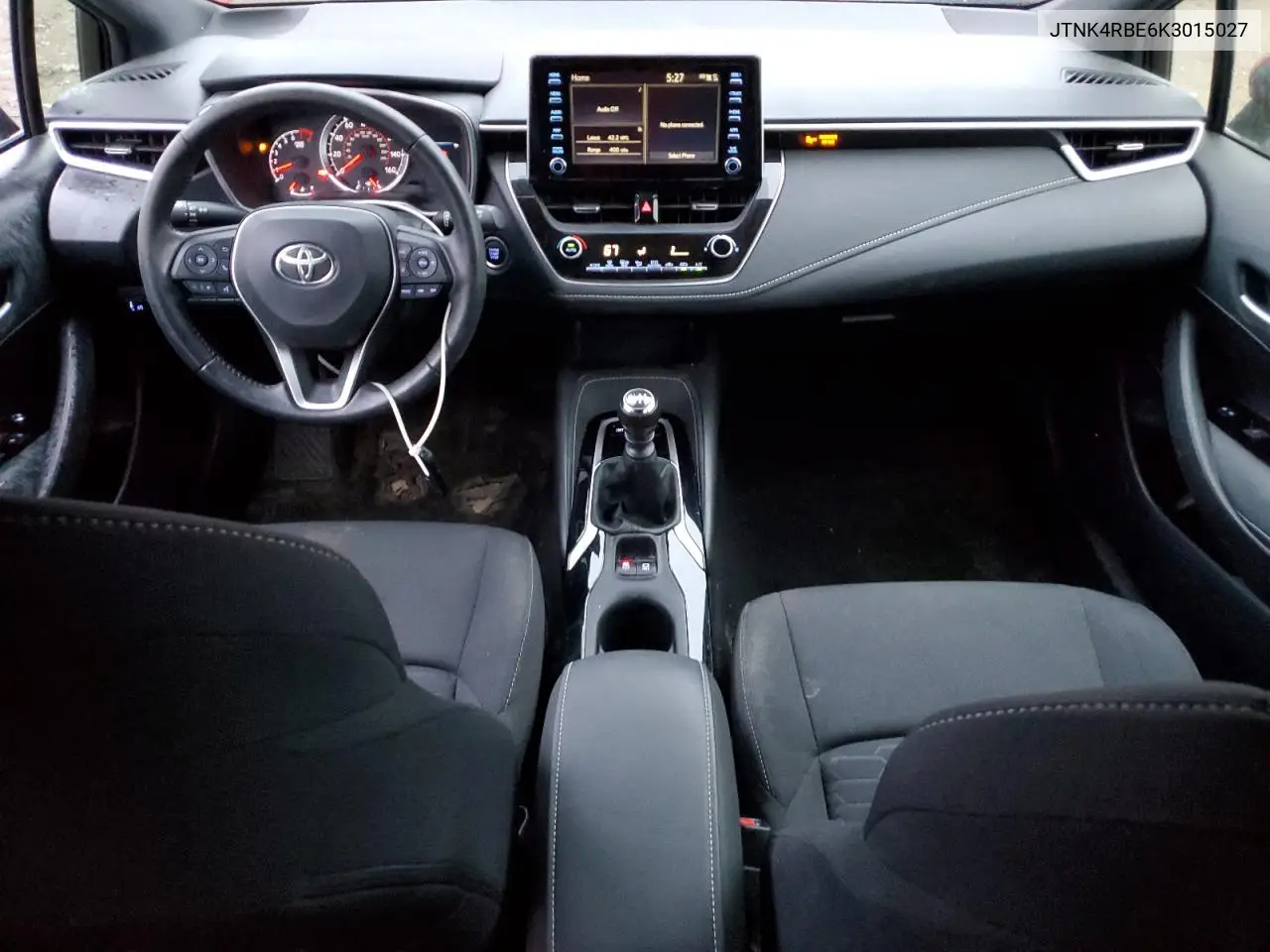 JTNK4RBE6K3015027 2019 Toyota Corolla Se