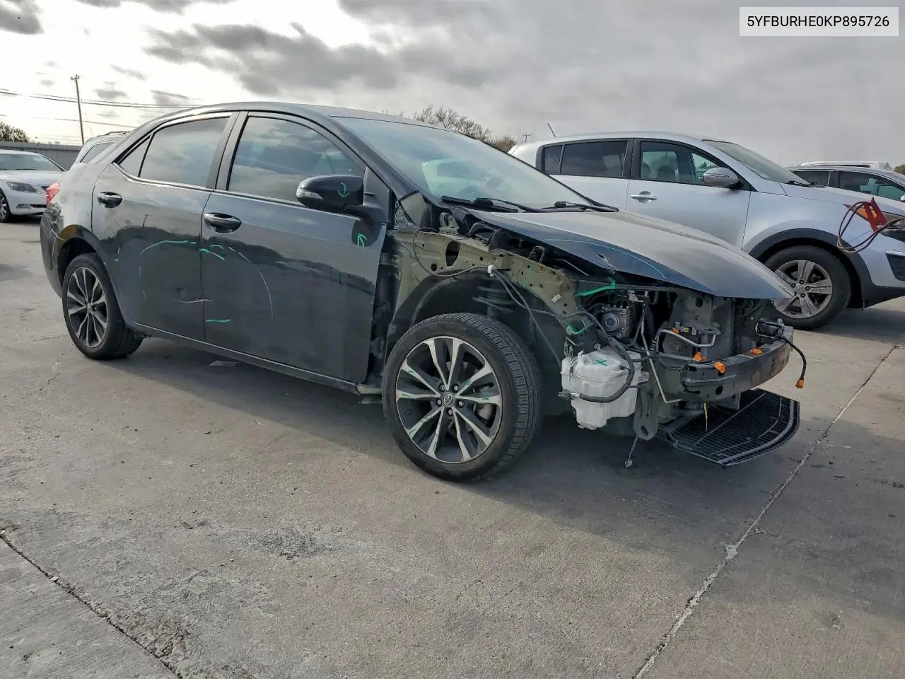 5YFBURHE0KP895726 2019 Toyota Corolla L