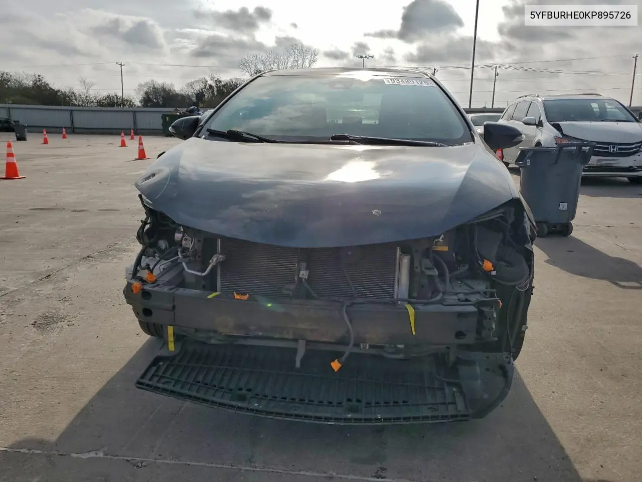 5YFBURHE0KP895726 2019 Toyota Corolla L