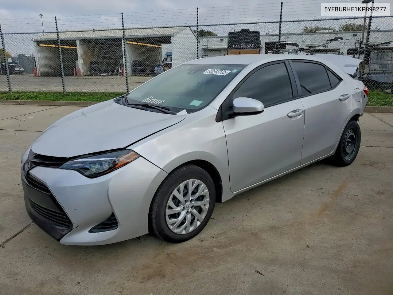 5YFBURHE1KP898277 2019 Toyota Corolla L