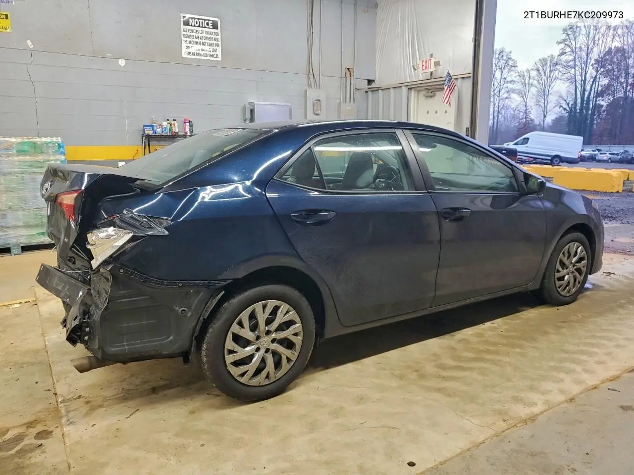 2T1BURHE7KC209973 2019 Toyota Corolla L