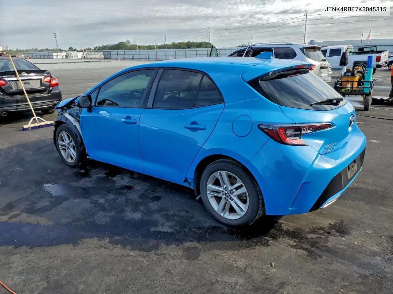 JTNK4RBE7K3045315 2019 Toyota Corolla Se