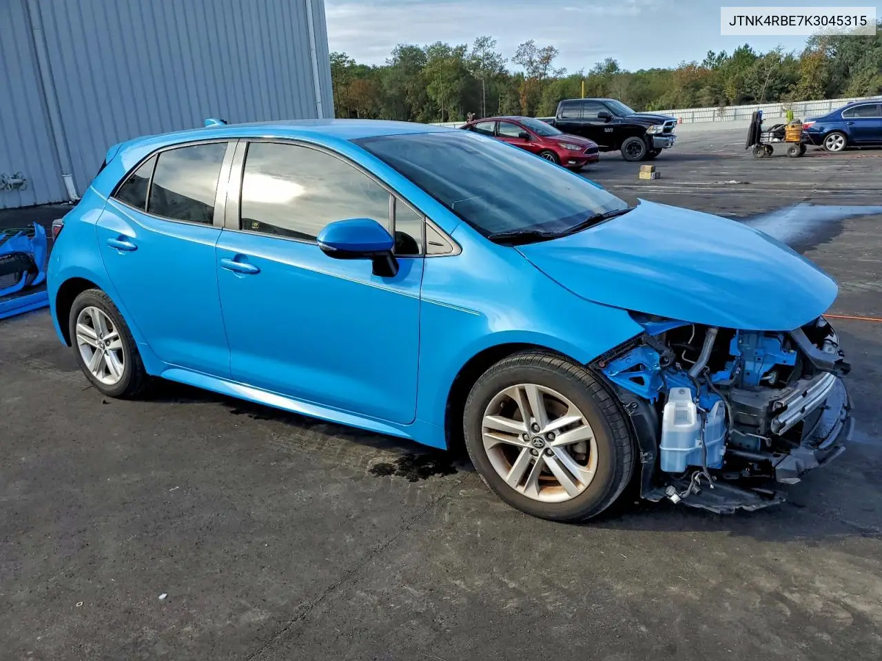 JTNK4RBE7K3045315 2019 Toyota Corolla Se