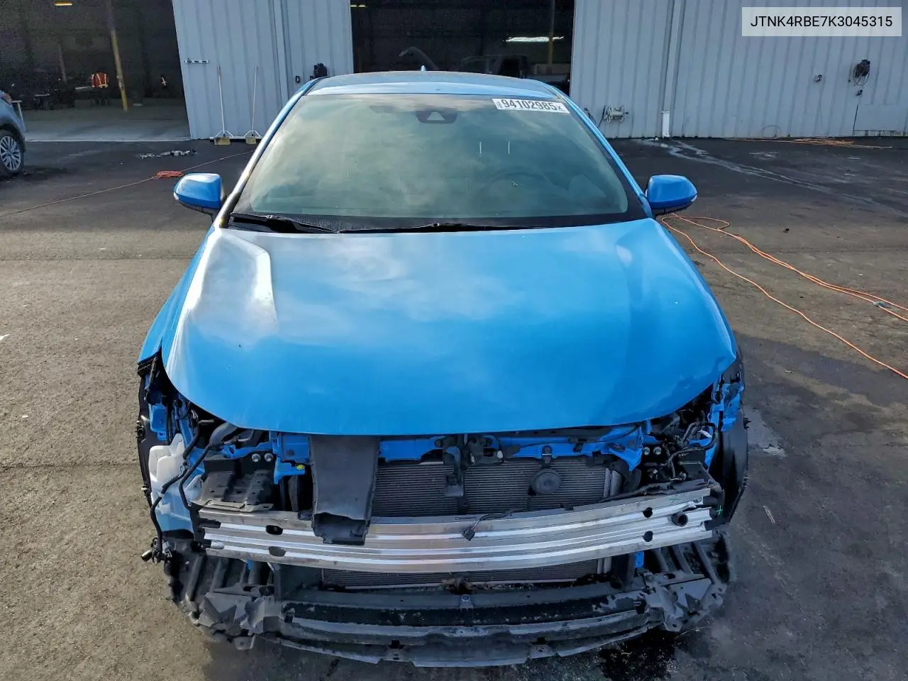 JTNK4RBE7K3045315 2019 Toyota Corolla Se