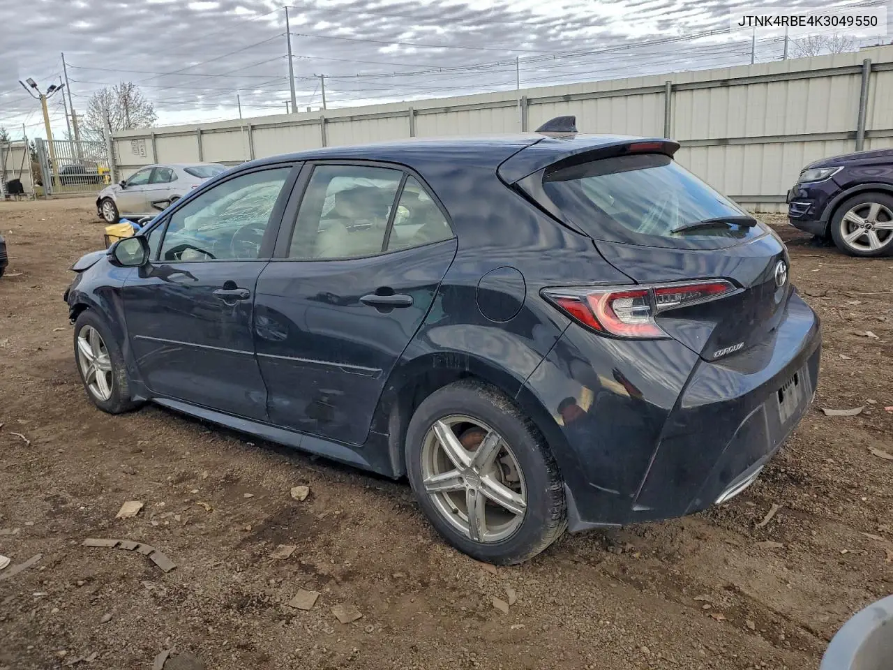 JTNK4RBE4K3049550 2019 Toyota Corolla Se