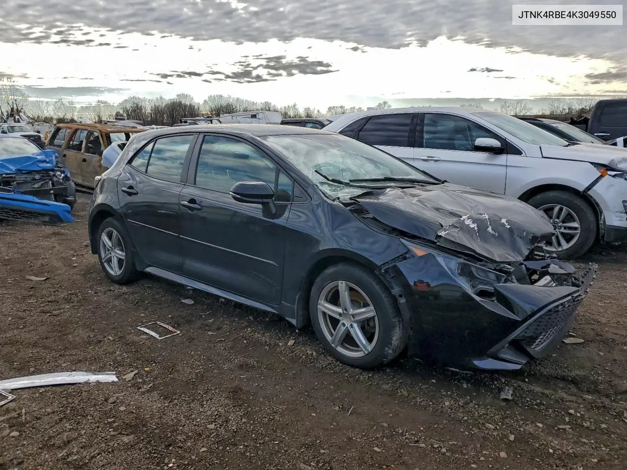 JTNK4RBE4K3049550 2019 Toyota Corolla Se